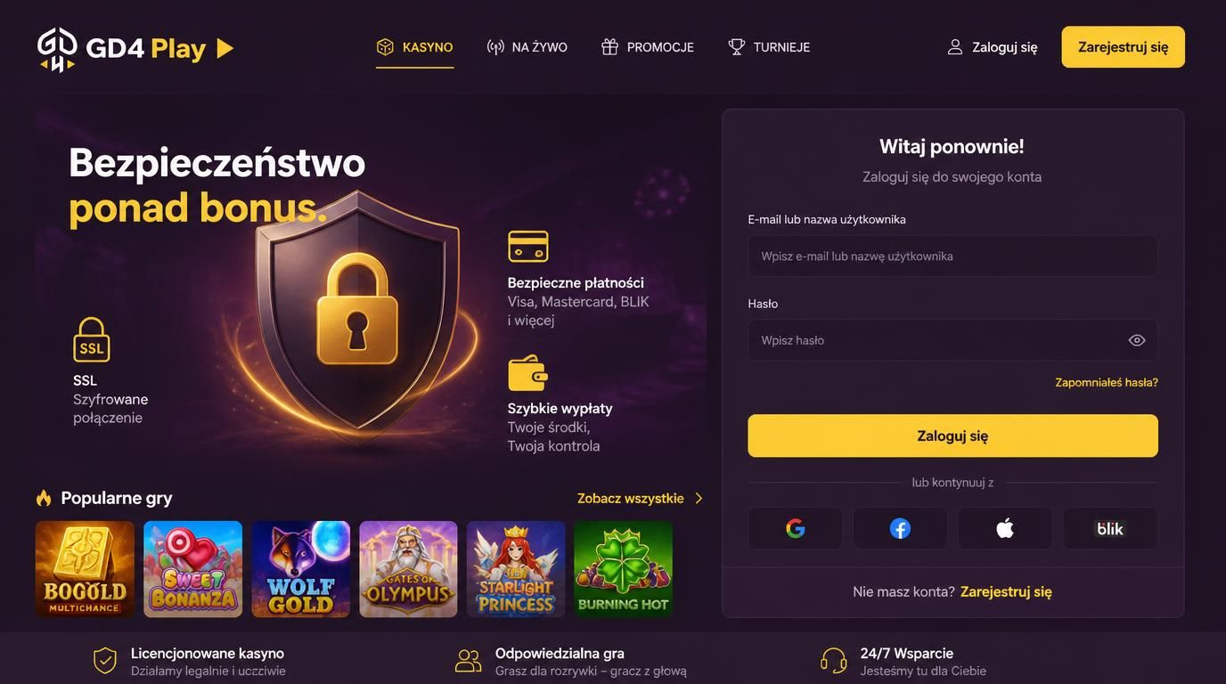 Top 5 bonusów z intensywnymi spinami i dynamiczną listą oferty.